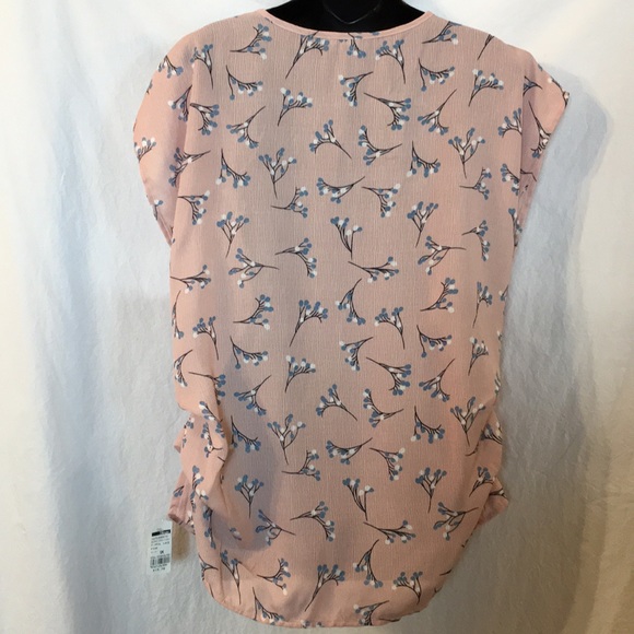 Zenobia Sleeveless Semi-sheer Blouse Plus 1XL NWT - Picture 3 of 5